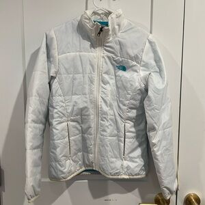 North Face White/Blue Jacket